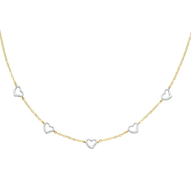 FB Jewels Solid Link Necklace And Earring Set Metal With Clear Collar Necklace FB Jewels Solid Link Necklace And Earring Set Metal With Clear Collar Necklace